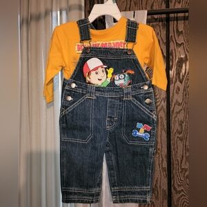 Disney Handy Manny 2 PC 12 Mo Outfit NWT Vintage